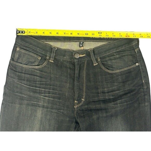 Gap Premium Boot Fit Straight Blue Denim Jeans Men's Size Dark Wash 34W x 30L - Picture 7 of 12